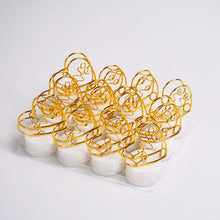 12Pc Multicolor Heart Candles Set