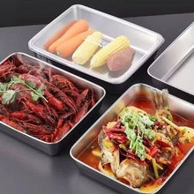 Non Stick Baking Pan Food Storage Box with Cover Pack of 2