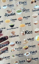 3D Waterproof Kitchen Spice Jar Label Stickers (Pack of 1 - 60 Stickers)