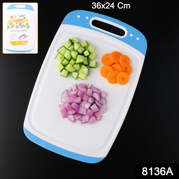 Ganesh Vegetables and Fruits Cutting Chopping, Plastic Board (1 Pc)
