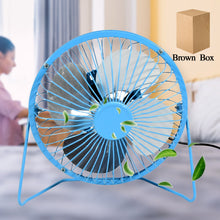 USB Table Desk Personal Metal Electronic Fan, Suitable For Office, School Use (1 Pc)