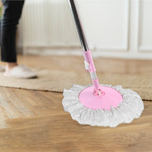 Stainless Steel 360° Rotating Mop with Microfiber Head & Adjustable Rod