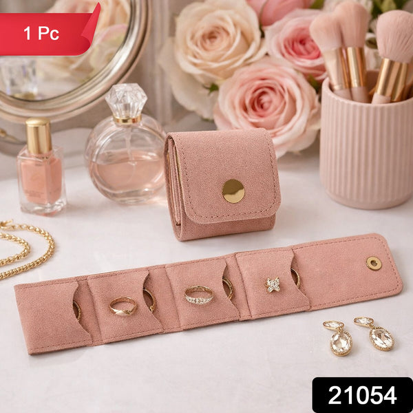 Foldable jewelry organizer wallet