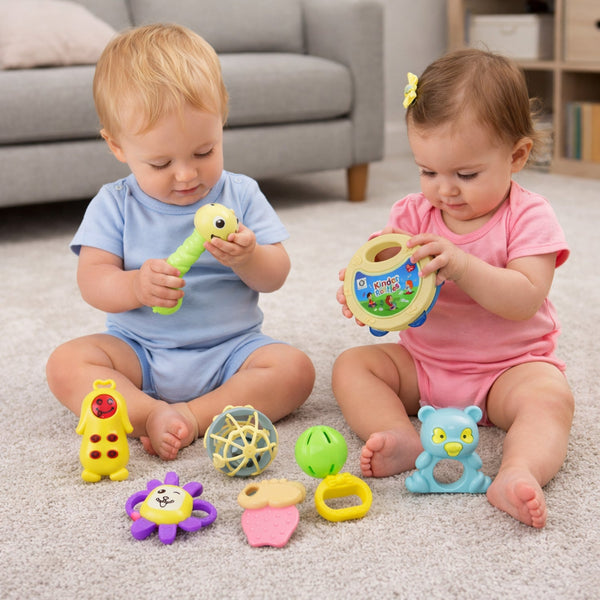AT37 Rattles Baby Toy and game for kids for playing and enjoying purposes.
