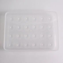 Plastic Egg 24 Grid Storage Container Holder Refrigerator Egg Tray Holds 24 (1 Pc)