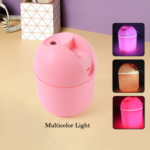 Portable Mini USB Humidifier with Light, Cool Mist & Essential Oil Diffuser (250ML / Mix Design)