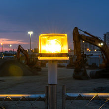 Solar Flashing Warning Light