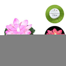 Decorative smokeless LED lotus candles for indoor or outdoor settings
