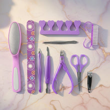 Personal Grooming Manicure & Pedicure Nail Care Tool Set (10 Pc Set)