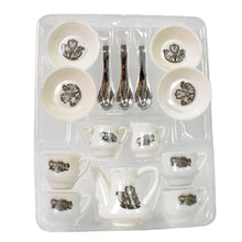 Tickles Tea toy Set | Coffee Kitchen Plastic Set (14 Pcs / Mix Size & Design)