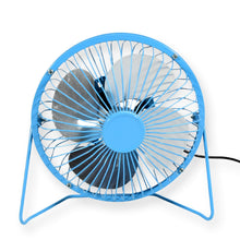 USB Table Desk Personal Metal Electronic Fan, Suitable For Office, School Use (1 Pc)