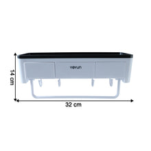 Wall Mounted Multifunctional Bathroom Storage Rack (1 Pc)
