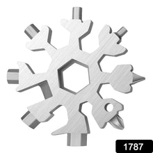 Durable 18-in-1 Snowflake Multi-Tool – Bottle Opener & Screwdriver Wrench Kit