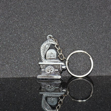 Shivling Trishul Metal Keychain Set (5 Pc Mix Design)