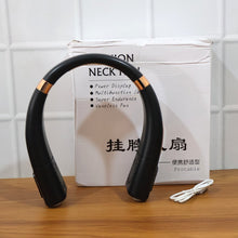 Premium USB Rechargeable Fashion Neck Fan with Digital Display (1 Pc)