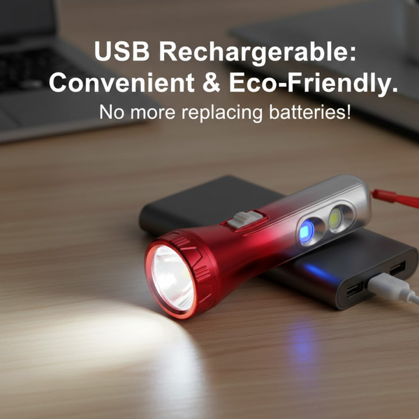 Multi Functional 3 LED Torchlight / Flashlight (1 Pc)