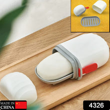 Stylish Soap Box with Secure Seal for Travel, Bathroom, Camping (1 Pc)