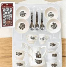 Tickles Tea toy Set | Coffee Kitchen Plastic Set (14 Pcs / Mix Size & Design)