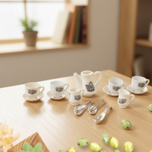 Tickles Tea toy Set | Coffee Kitchen Plastic Set (14 Pcs / Mix Size & Design)