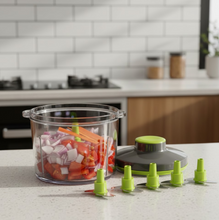 Ganesh Master Chopper with 5 Stainless Steel Blades, XL Large Jumbo Chopper (900 Ml)