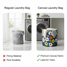 Canvas Laundry Bag, Toy Storage, Laundry Storage