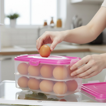 Double Layer 24 Grid Egg Storage Box for Egg Storage Container