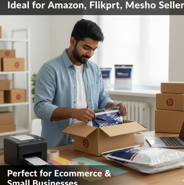 POD pouch Secure Tamper Proof Courier Bags,100 pcs (14 x 16 Inch)