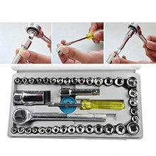  Socket Combination Toolkit 40 Pcs - alternative angle