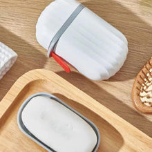 Stylish Soap Box with Secure Seal for Travel, Bathroom, Camping (1 Pc)