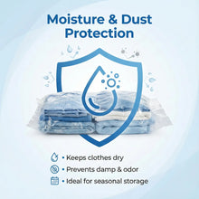 Vacuum Storage Bags with Suction Pump & Shirt clips - Vacuum Bags - Big Capacity Vacuum Seal Bags for Travel Clothes Blankets Pillows, Compression Bags | Space Saver Vacuum Storage Bags (5 Pcs Set)