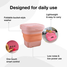 Portable Washing Machine, Foldable Washer and Dryer Combo (1 Set / Mix Color)