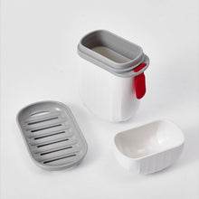 Stylish Soap Box with Secure Seal for Travel, Bathroom, Camping (1 Pc)