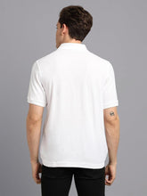 Matte Solid Half Sleeves Men's Polo T-Shirt