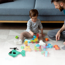 Small DIY Helicopter Toy, Small Kid's Toy, Rotating Tail Wing DIY (30 Pc Set)