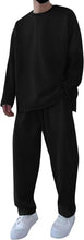 Men's Solid Round Neck Co-ord Set