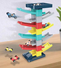 DIY Multilevel Racetrack Glider on Building Block Toys