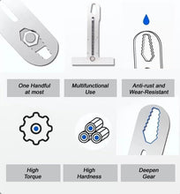 6 in 1 Stainless Steel Utility Knife for Camping