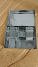 Steel jewellery box 6 compartments full view India