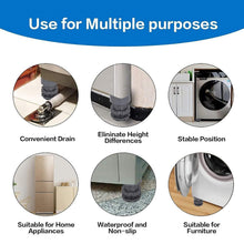 Adjustable Multipurpose AntiVibration For Appliances (Set of 4Pc)