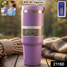 Premium Stainless Steel Vacuum Insulated Travel Mug Tumbler  (890ML / 1 Pc / Mix Color)