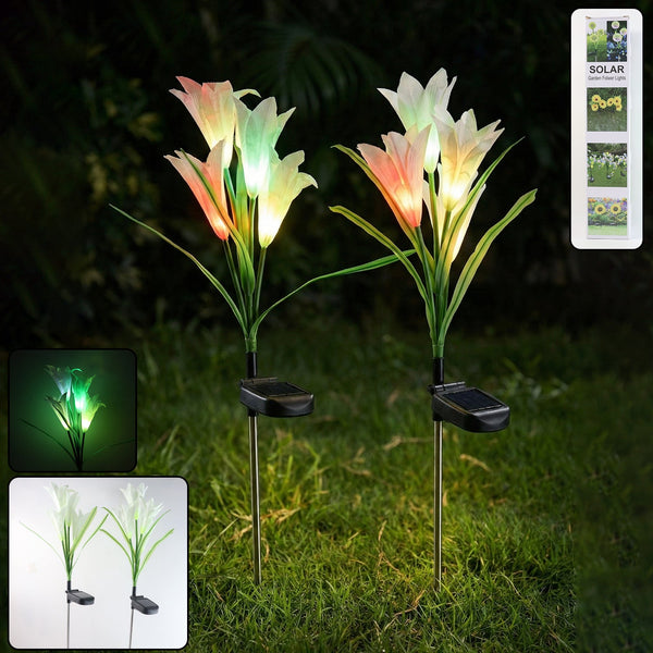 Solar Flower Garden Lights