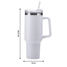 Premium Stainless Steel Vacuum Insulated Travel Mug Tumbler  (890ML / 1 Pc / Mix Color)