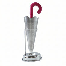Stainless Steel Umbrella Tea Strainer with Stand Drip Tray Reusable Tea Infuser Filter (1 Pc)