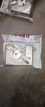 94mm Stainless Steel Padlock: Rectangular, Hardened Steel, 5 Keys