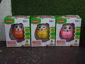 Musical Roly Poly Toy for Babies – Push & Shake Wobbling Doll
