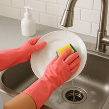 Reusable Waterproof Household Cleaning Gloves (45gm / 1 Pair)
