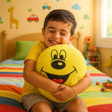 Cute Round Smiley Face Soft Pillow Cushion (30 x 30 Cm / 1 Pc)